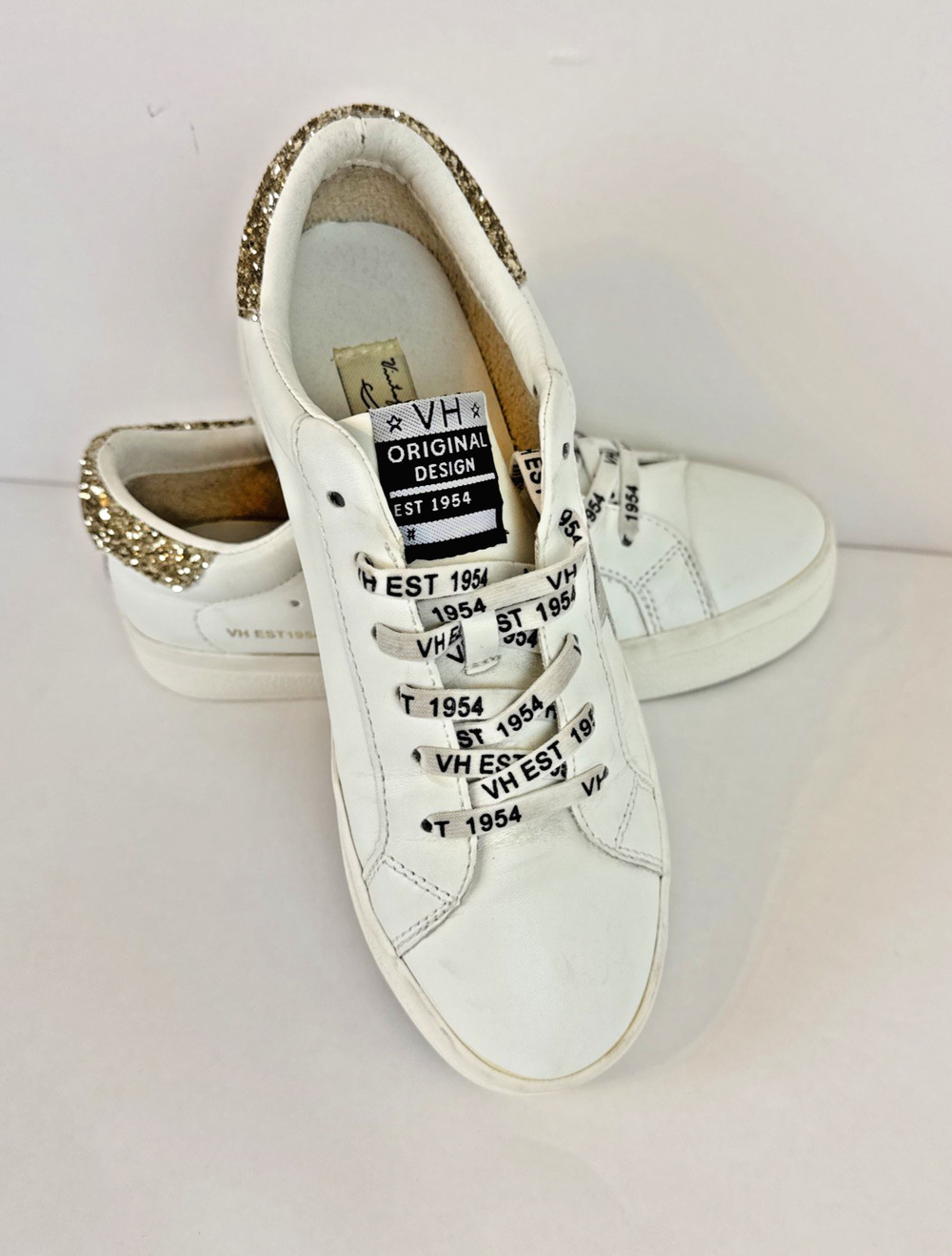 Vintage Havana est 1954 Women’s Silver Star Sneakers Glitter Size 7